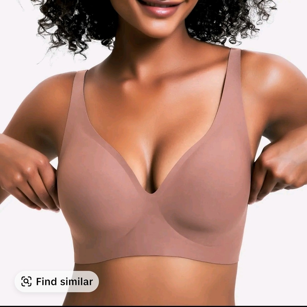 VRcomfy Deep V JELLY Seamless Bras